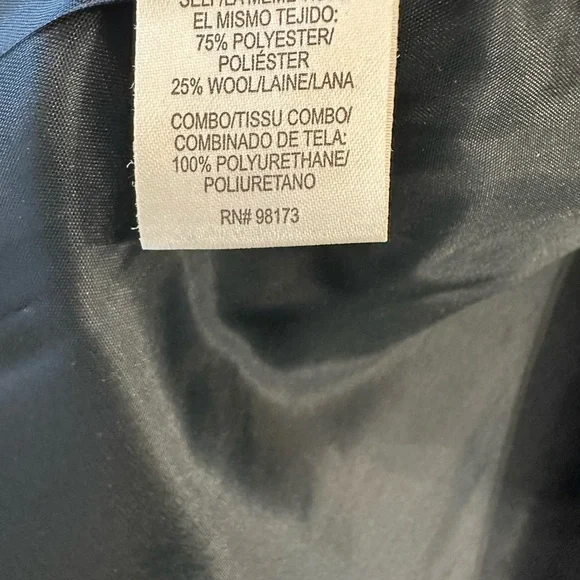 Worth Blue and White Plaid Jacket - Picture 5 of 5